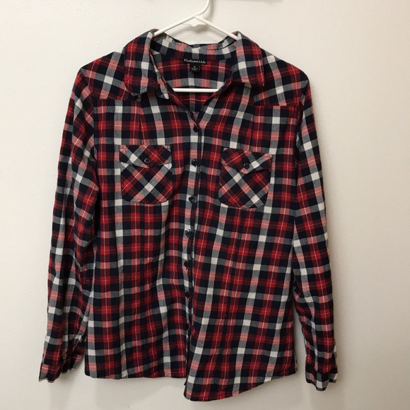 FashionWeb Tops - Fashion Web Plaid Button Down